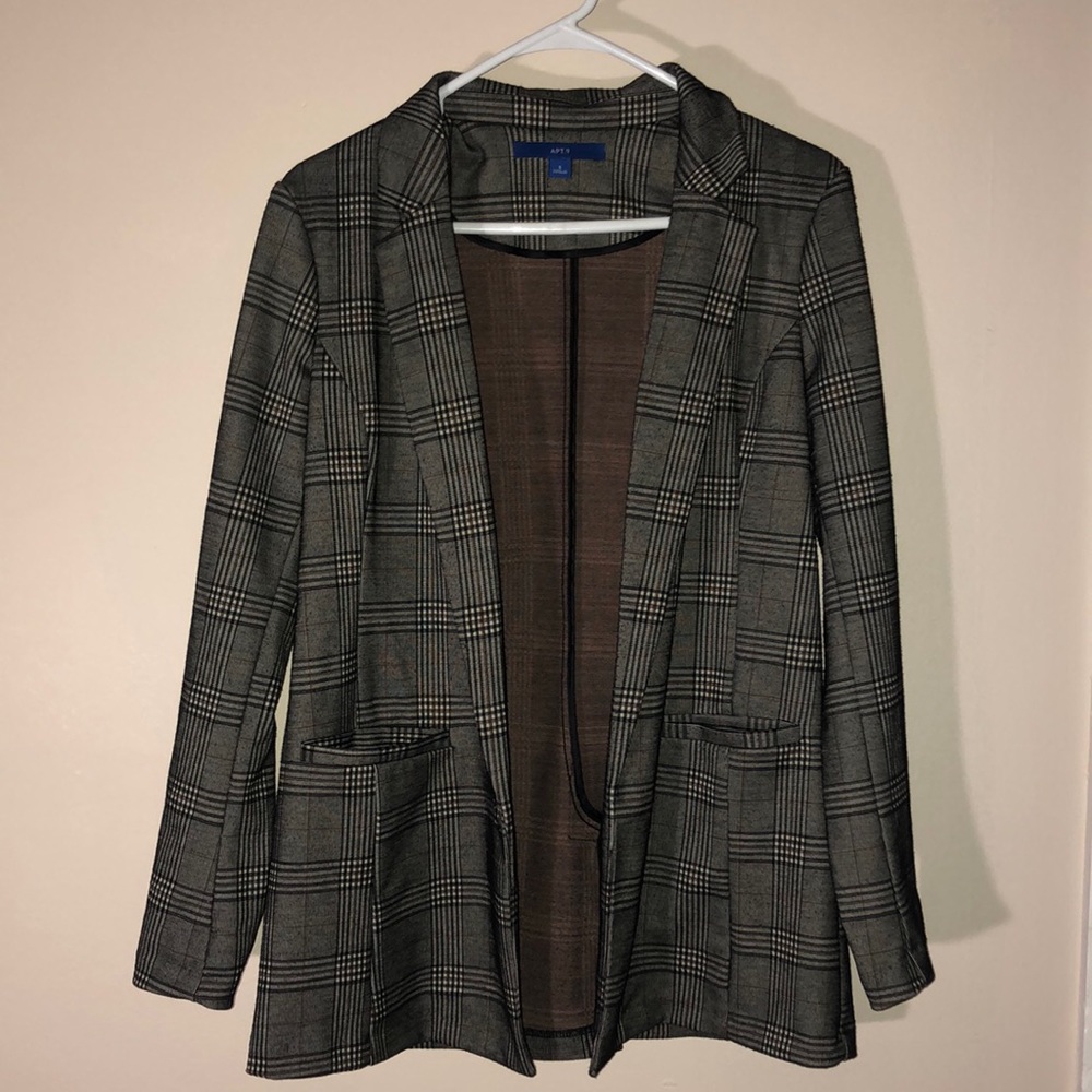 Plaid Blazer
